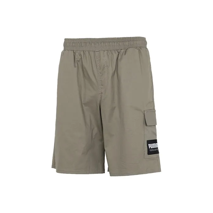 PUMA Casual Shorts Men Vetiver Gray-0