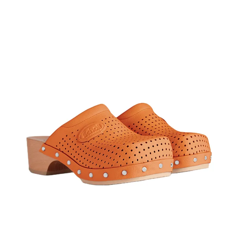 Scholl x Balenciaga Closed Toe Slippers Women's Orange-2