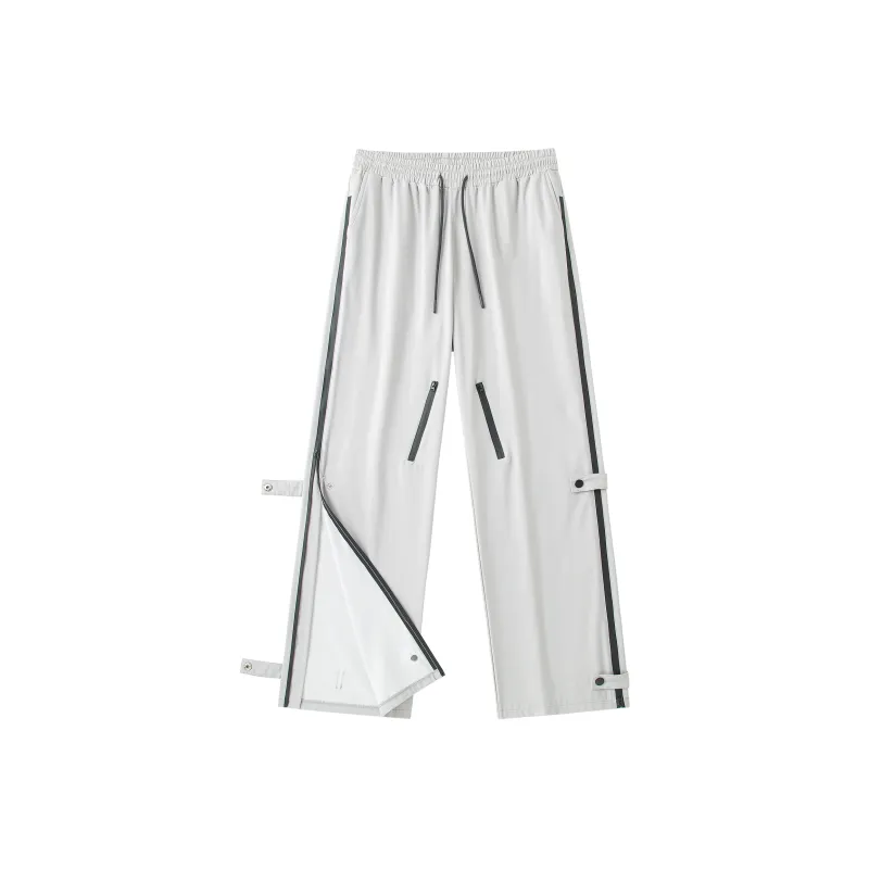 paddy julia Side Zippered Pockets Casual Pants-11