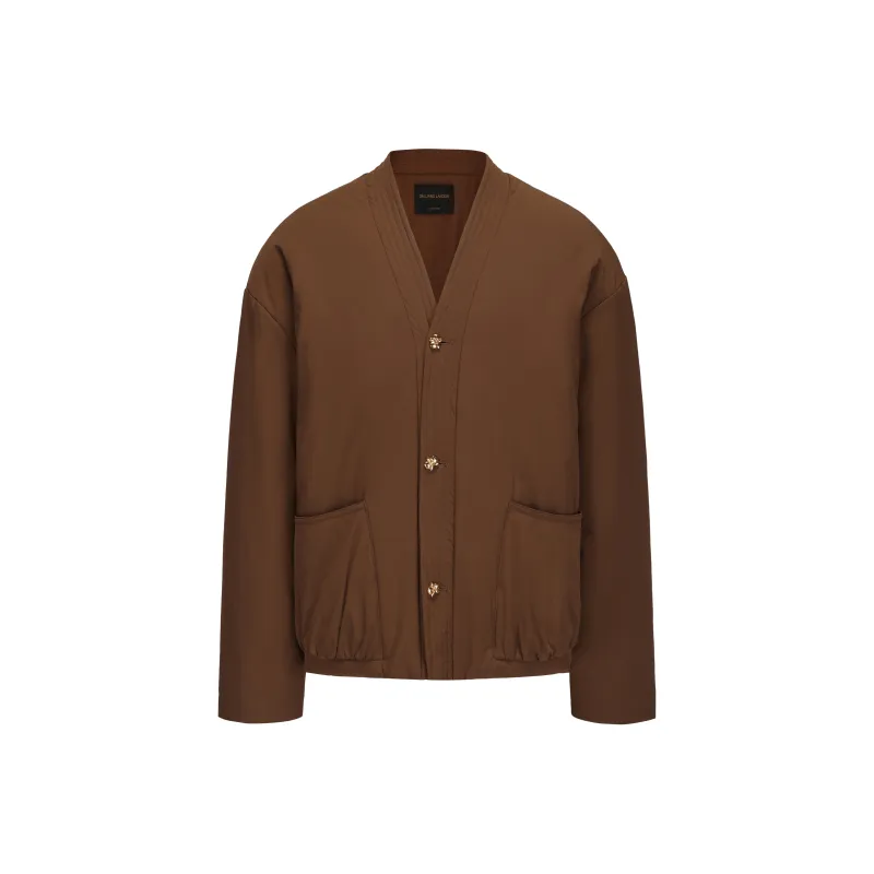 GALLIANO LANDOR Puffer Jacket Men's Caramel Brown-0