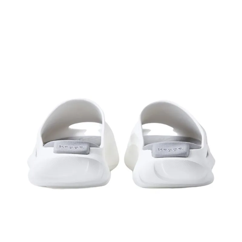 Kappa Slip Resistant Abrasion Resistant Slide Slippers Unisex White-4