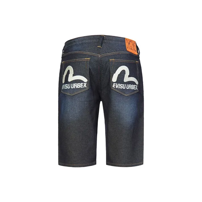 EVISU Denim Shorts Men Blue-0