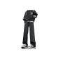Black (Windproof and Waterproof Soft Shell Model 8896)