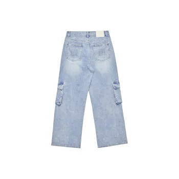 LOOKUN Jeans Unisex Blue