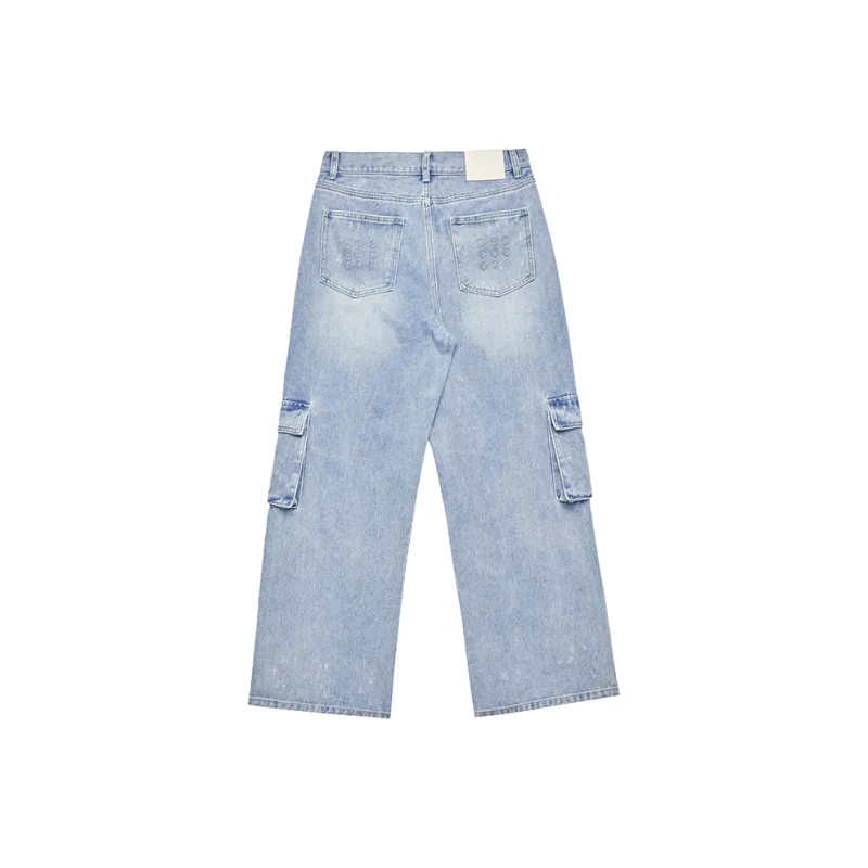 LOOKUN Jeans Unisex Blue-0