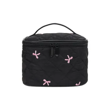Sweet Pillow House Embroidery Bowknot Makeup Bags