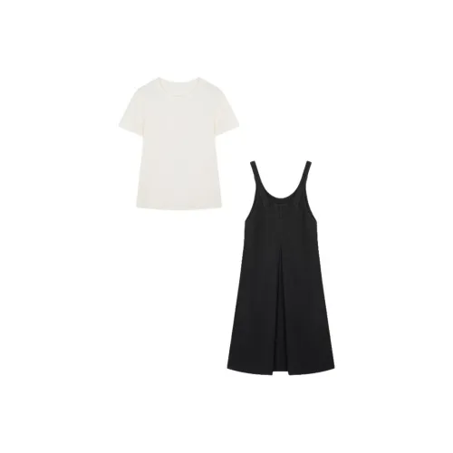 Mo Han Yi Mei Skirt Set Women's Black & White