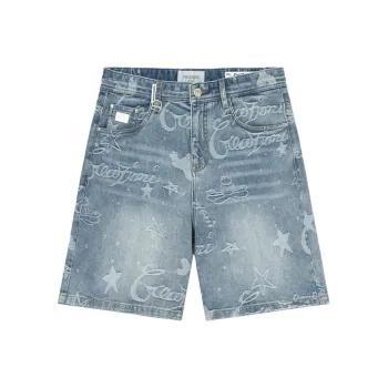 CREAZIONI LA FANTASIA E MOBILE Denim Shorts Unisex Blue