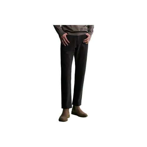 Yiwen Suit Trouser Men's Coffee Green
