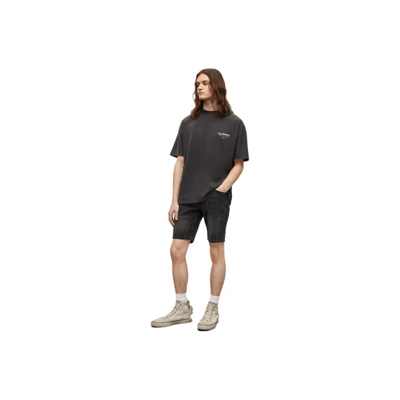 ALLSAINTS Denim Shorts Men Black-0