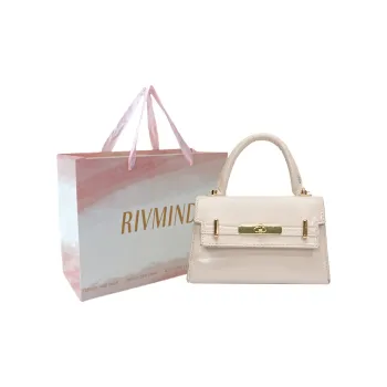 RIVMIND PU Shoulder Bag, Crossbody Bag, Handbag Women's White/Pink/Blue/Silver/Coffee/Black/White&Coffee