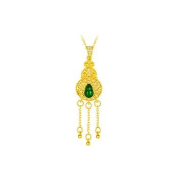 Chum Glutinous Jade Necklaces Women's