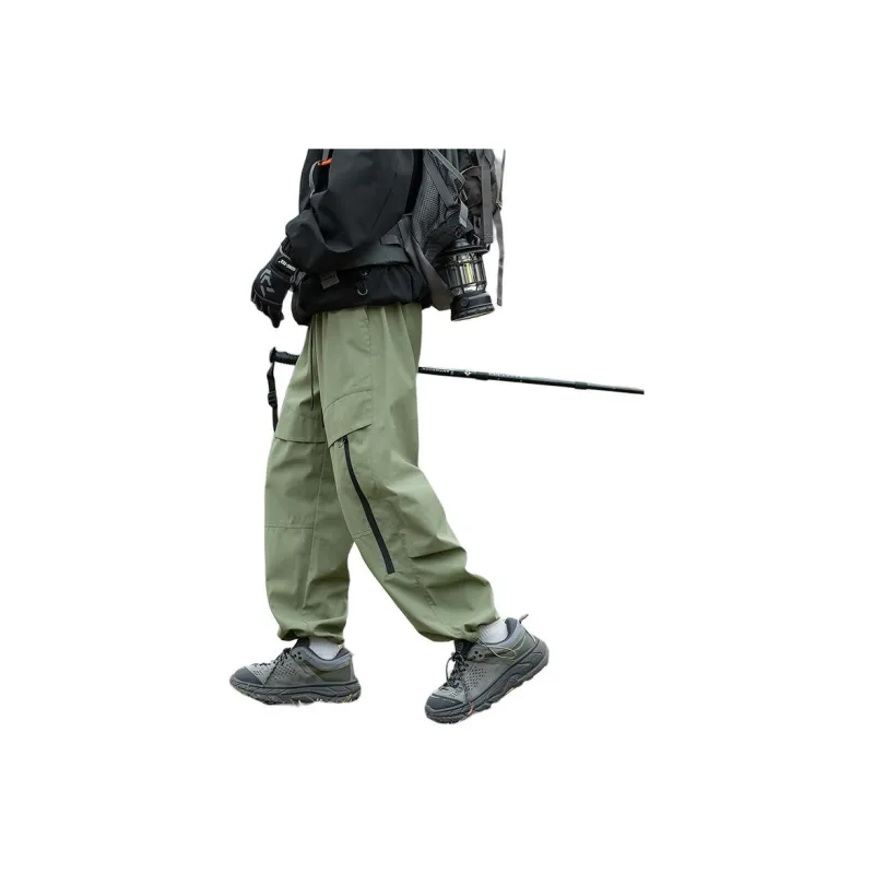 ROBINHOOD Windbreaker Pants Unisex Snow Mountains Gray-7