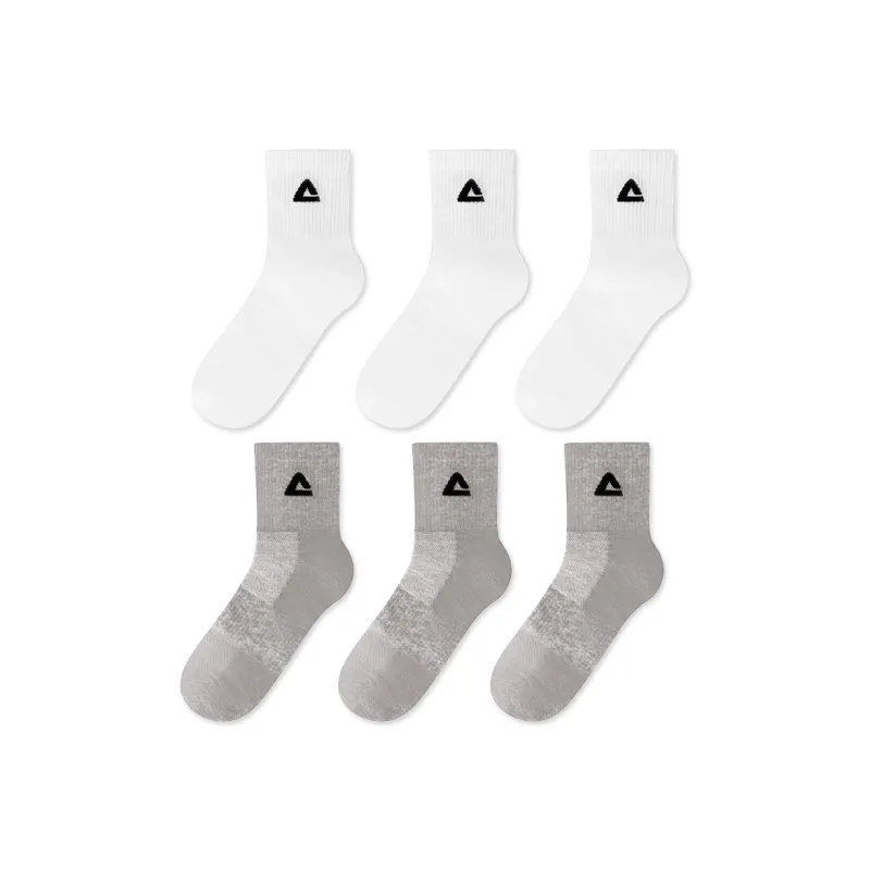 PEAK Mid Calf Socks Unisex 6 Pairs-5