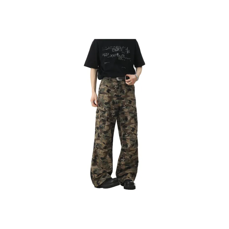 T-IRA Jeans Unisex Jungle Camouflage-0