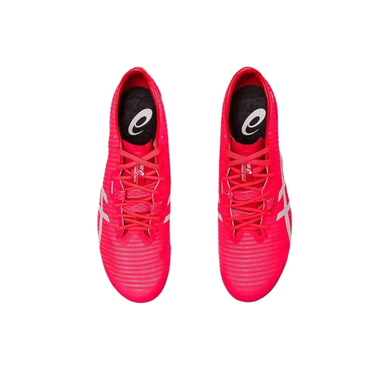 Asics SonicSprint Elite2 Anti Slip Wear Resistant Low Top Running Shoes Unisex Red White-2