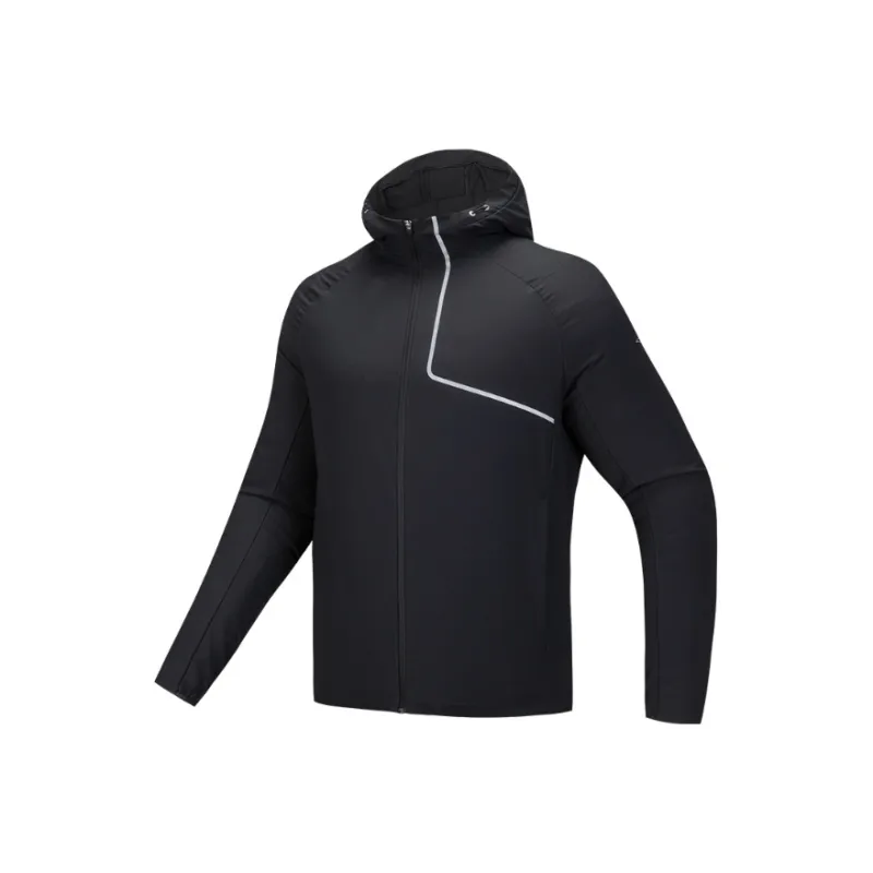 Anta Running Collection Trench Coat Men's Basic Black-0