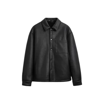 ZARA Leather Jackets Men