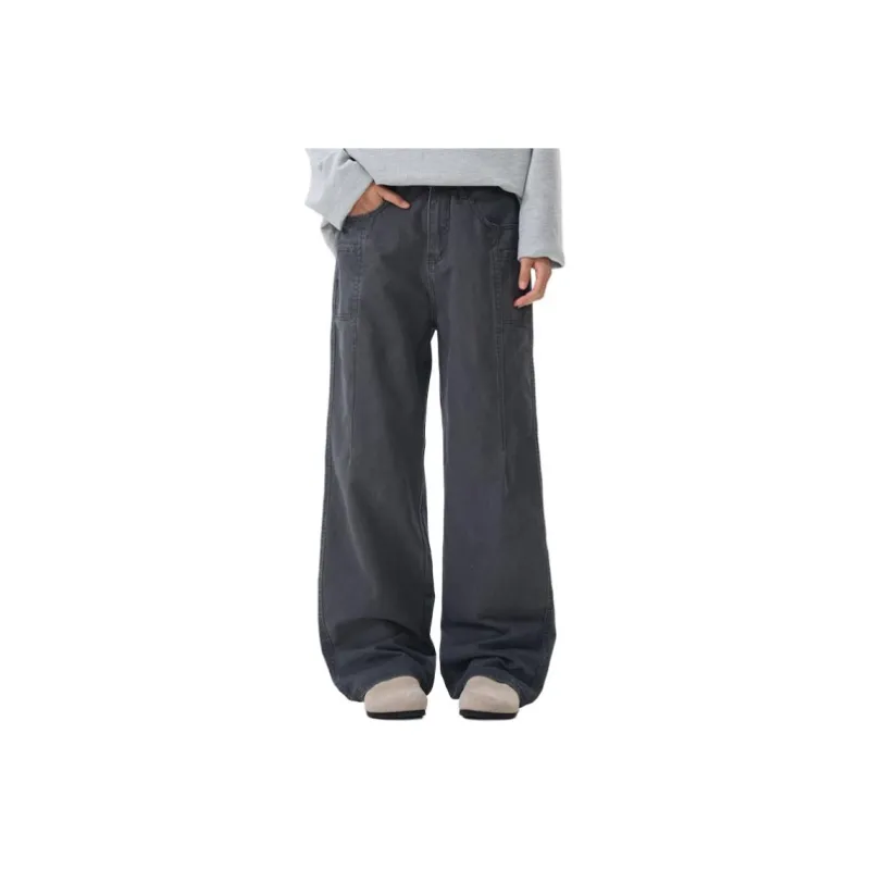 BEAR UNION Casual Pants Unisex Black-12