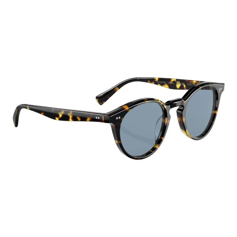 Oliver Peoples Acetate Round Sunglasses Unisex Tortoiseshell-2