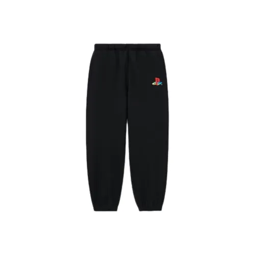 Playstation X GU PlayStation Co-brand Knitted Sweatpants Men Black