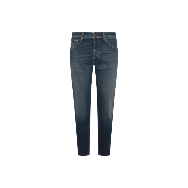 JACOB COHEN Scott Cropped Stretch Jeans-0
