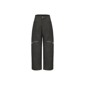 NSTNEW START Casual Pants Unisex Dirty Dyed Dark Gray