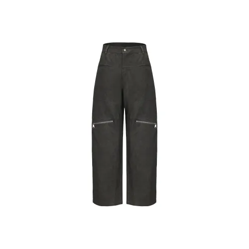 NSTNEW START Casual Pants Unisex Dirty Dyed Dark Gray