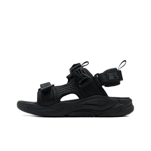 XTEP Liekong Beach Sandals Men's Black