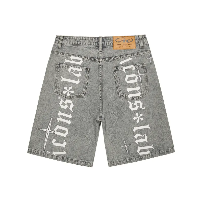 ICONS Lab Denim Shorts Unisex-7