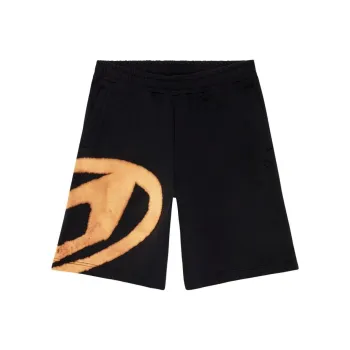 DIESEL Crow Bleach Elastic Waist Shorts