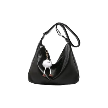 Juju Jimmy PU Shoulder Bag, Crossbody Bag Women's Ecru/Black/Brown