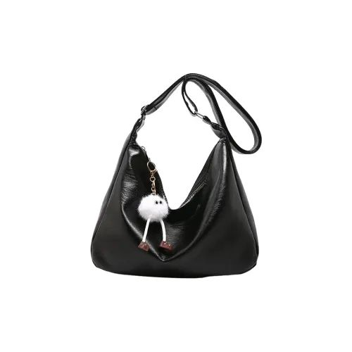 Juju Jimmy PU Shoulder Bag, Crossbody Bag Women's Ecru/Black/Brown