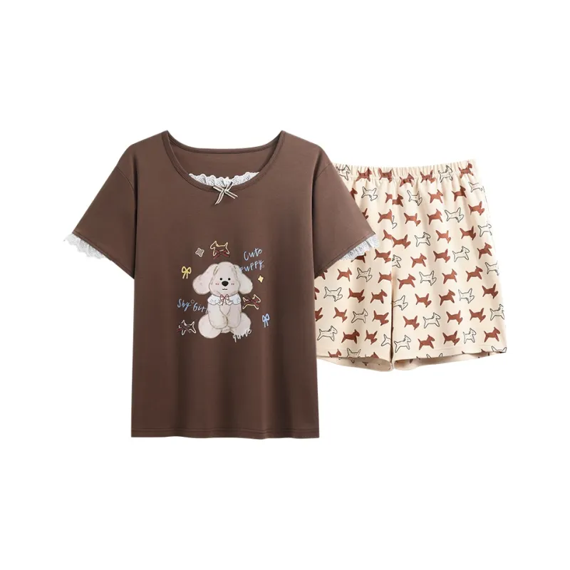 Qiao Ni Tong Pajama Set Women's Image Color-0