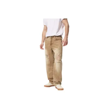KM Jeans Unisex Yellowish Brown