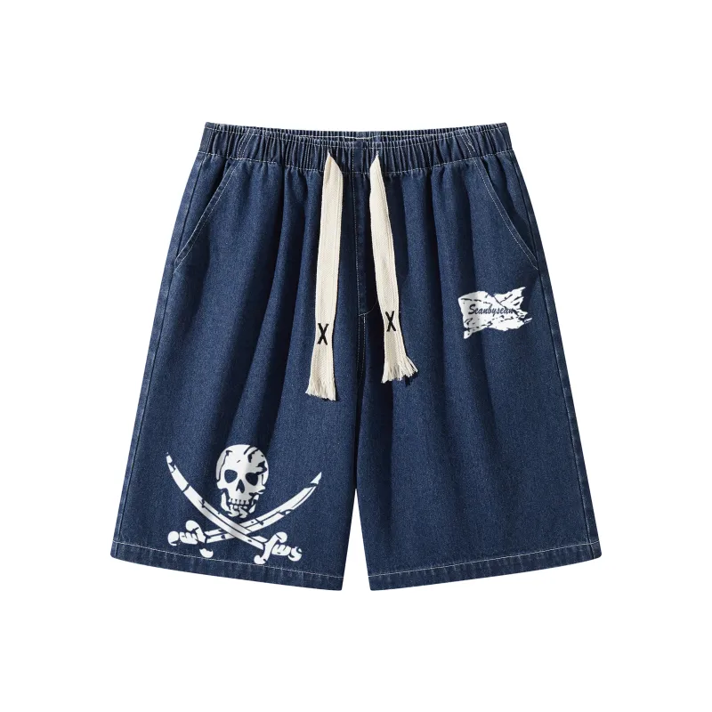 SEANBYSEAN Denim Shorts Unisex-5