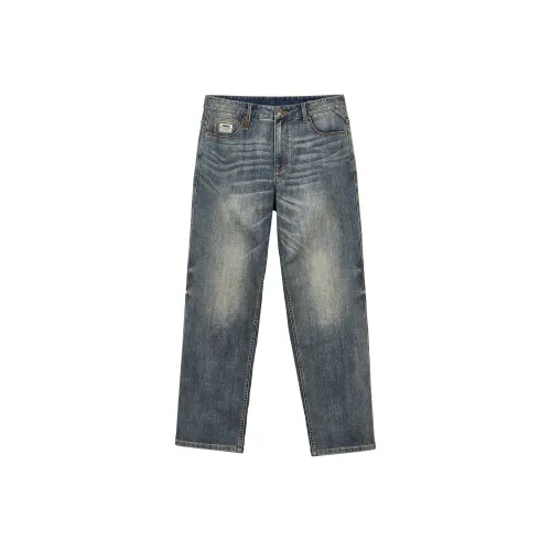 JACK JONES· Pants Jeans Men Medium Blue