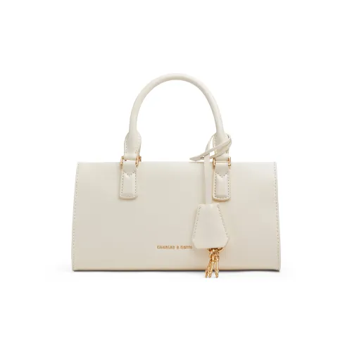 CHARLES&KEITH PU Crossbody Bag Small Size Women's Black/Light Pink/Cream Milk White/Fuchsia
