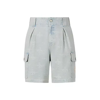 Palladium Denim Shorts Unisex Blue