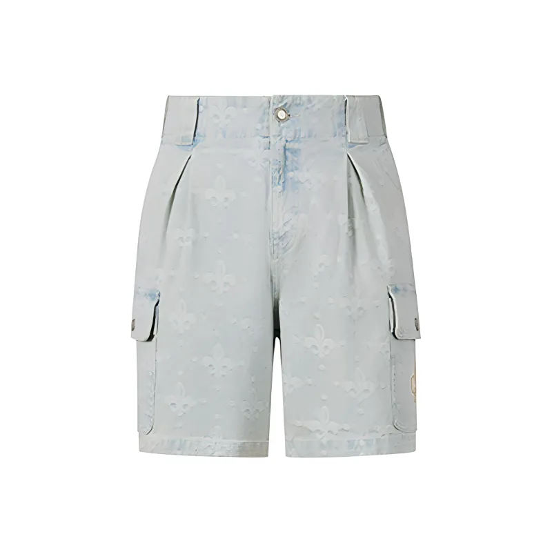 Palladium Denim Shorts Unisex Blue-0