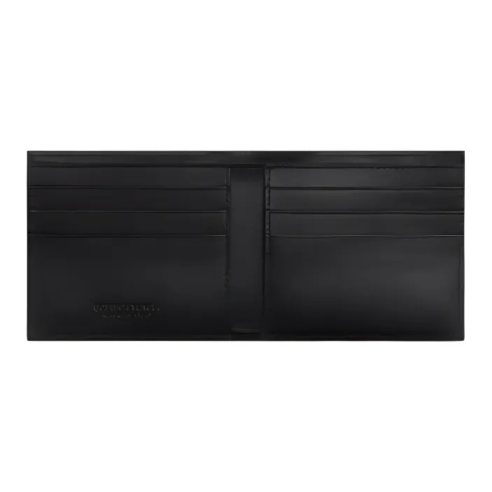 Bottega Veneta CASSETTE Sheepskin Wallet Men's Dark Indigo/Black-2