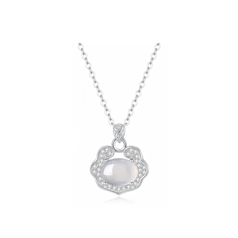 Love Jewelry Chalcedony Necklaces Unisex-0