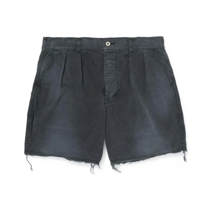 MADNESS Denim Shorts Unisex Black-0