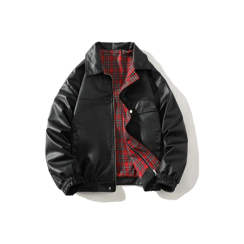 EOOVEN Leather Jackets Unisex-9