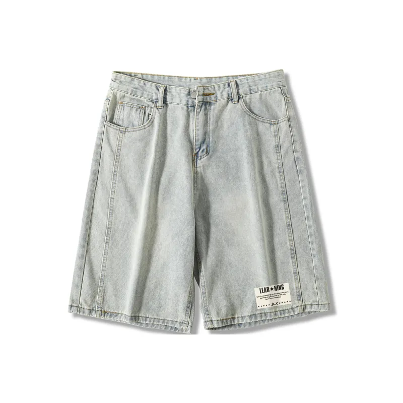 B.X Denim Shorts Unisex-4