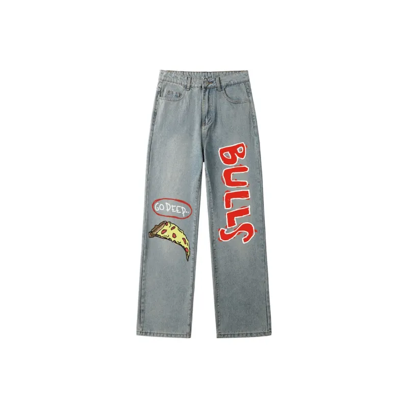 AFTER SCHOOL SPECIAL Jeans Unisex Light Blue-0