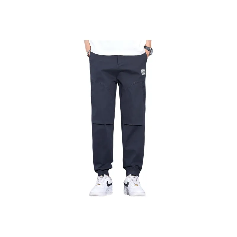 Tonlion Casual Pants Unisex Royal Blue-0