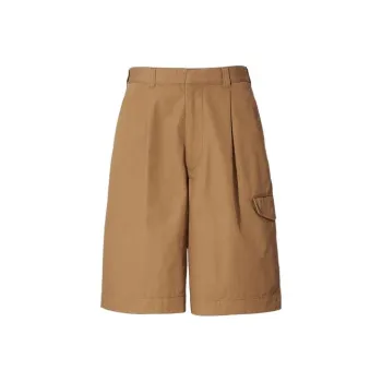 Jil Sander X UNIQLO Jil Sander Collaboration Cargo Shorts Men Brown