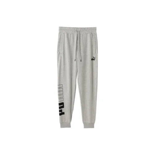 PUMA Sports Life Collection Knitted Sports Pants Men's Gray