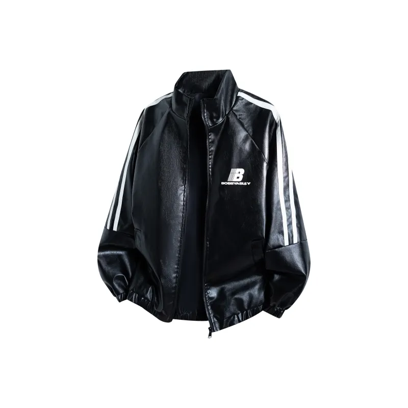 BOBBY ABLEY Leather Jacket Unisex-0